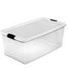 STERILITE 106QT (100ltr) VERGRENDELING OPBERGBOX WIT-0