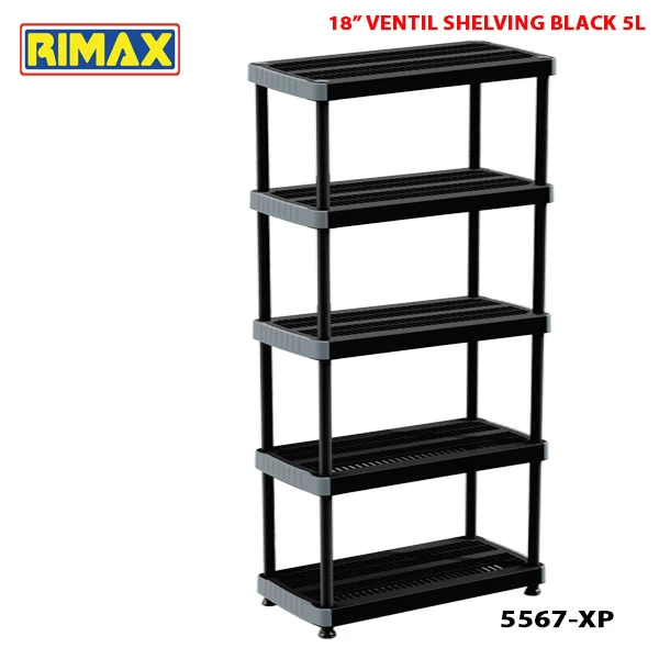 RIMAX VENTIL SHELVING BLACK 18 INCH - 5L