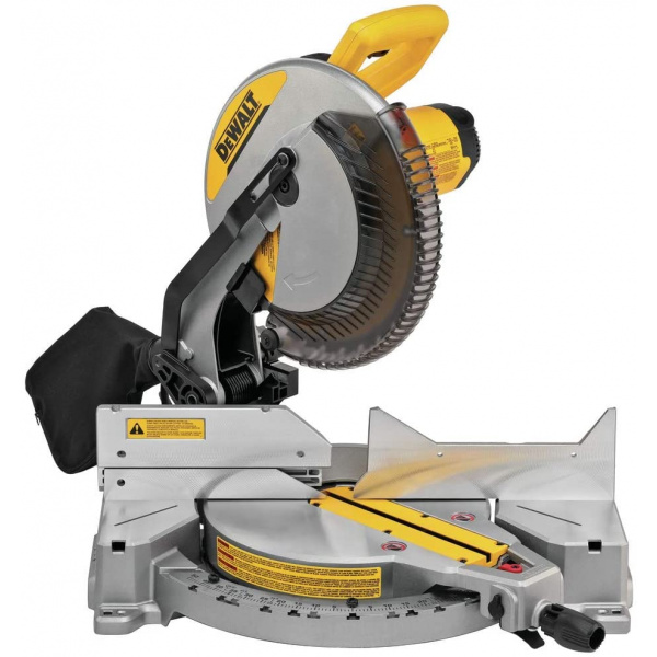 Dewalt 12-Inch Miter Saw, 15-Amp, Single Bevel, Compound -0