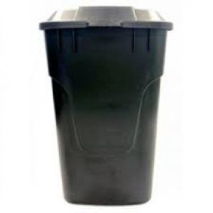 45 GALL BLK TRASH CAN-0