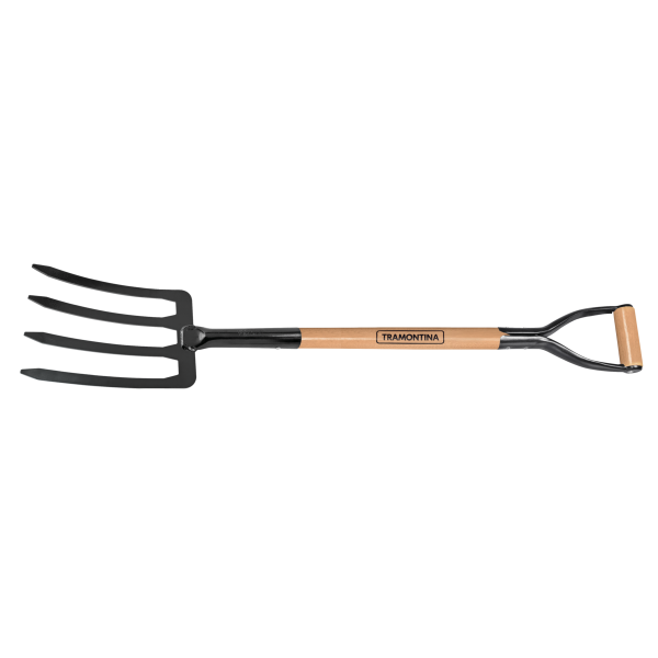 Tramontina Digging fork, 4 teeth, 74 cm wood handle-0