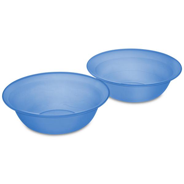 (2) 49 OZ BOWLS-TURQ BLUE TINT