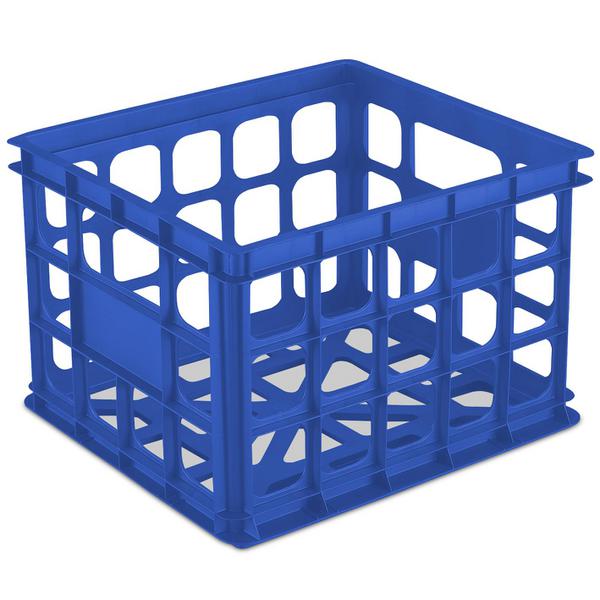 STORAGE CRATE-BLUE MORPHO