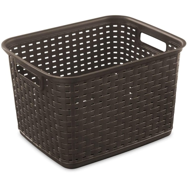 STERILITE 12736P06 TALL WEAVE BASKET-ESPRESSO