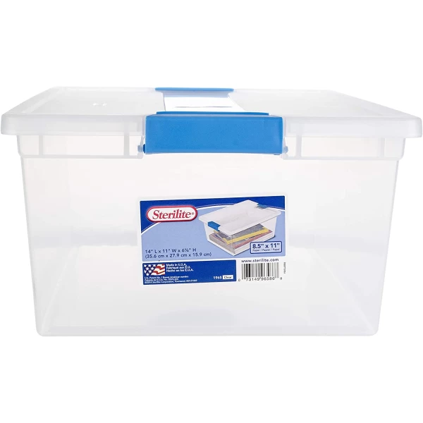 19658604 STERILITE DEEP CLIP BOX-CLEAR