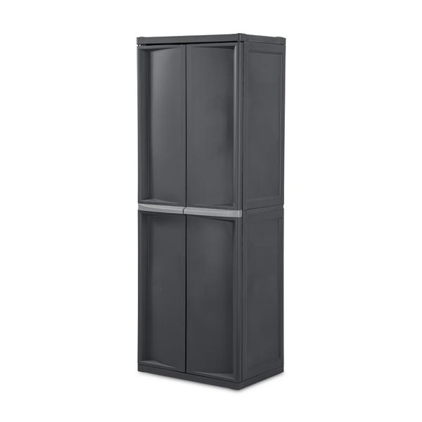 01423V01 STERILITE 4 SHELF CABINET-FLAT GRAY