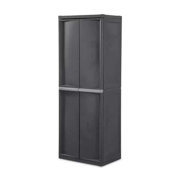 01423V01 STERILITE 4 SHELF CABINET-FLAT GRAY