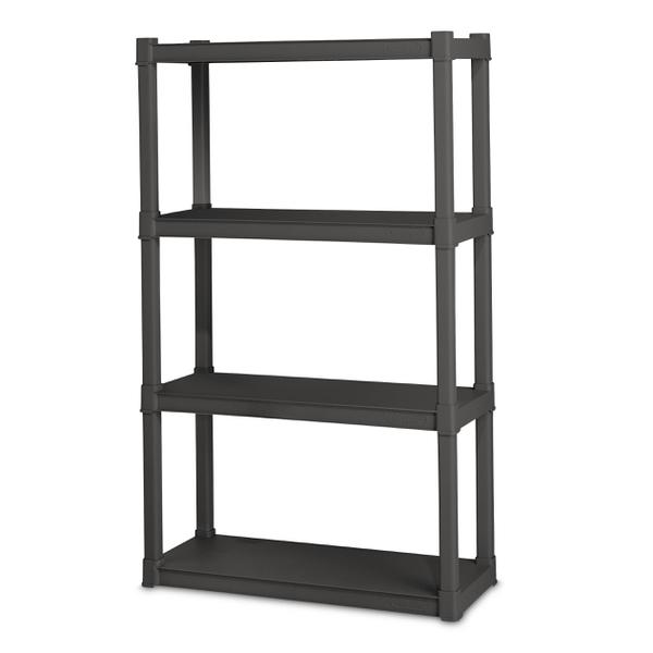 01643V01 STERILITE 4 SHELF STORAGE RACK UNIT-FLAT GRAY