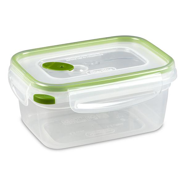 03121606 STERILITE ULTRA SEAL NEW LEAF 4.5 CUP RECTANGLE FOOD STORAGE CONTAINER