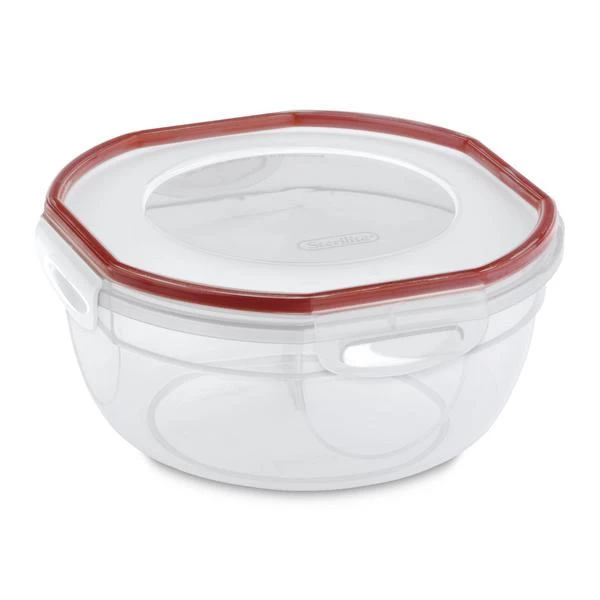 03938604 STERILITE ULTRA SEAL CLEAR 2.5QT BOWL