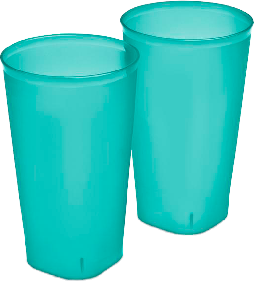 09326W08 STERILITE 2 SET 03 OZ TUMBLERS MOLOKAI TINT