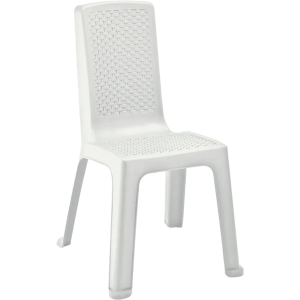 12455-XP ETERNA ARMLESS CHAIR - WHITE ARENA