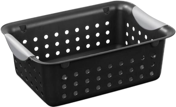 16229012 STERILITE SMALL ULTRA BASKET-BLACK
