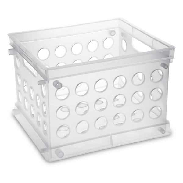 16958612 STERILITE MINI CRATE CLEAR TRANSPARENT