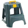 RIMAX 5292-XP TWO STEP STOOL W/ORG TOP GRAY
