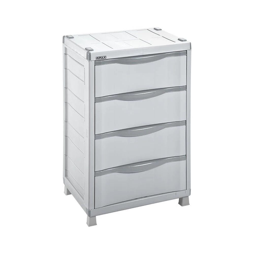 RIMAX 6947-XP RESIN WICKER 4-DRAWER CABINET GRAY