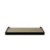 DUETTO STRAIGHT SHELF 1.5X20X40CM HONEY OAK & BLACK WITH BRACKET