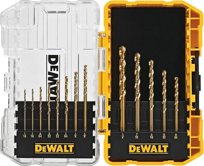 DEWALT DW1363 13-PIECE TITANIUM DRILL BIT SET