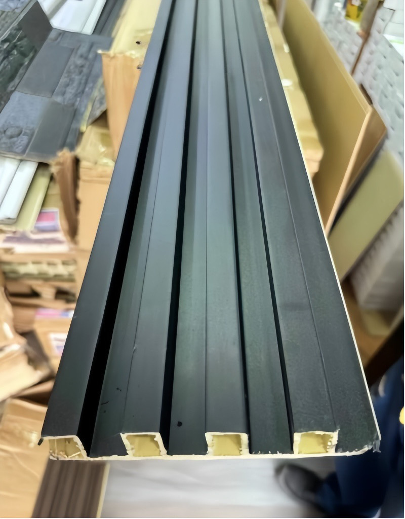 WPC-NEGRO WPC WALL PANEL NEGRO 2900*160*24mm